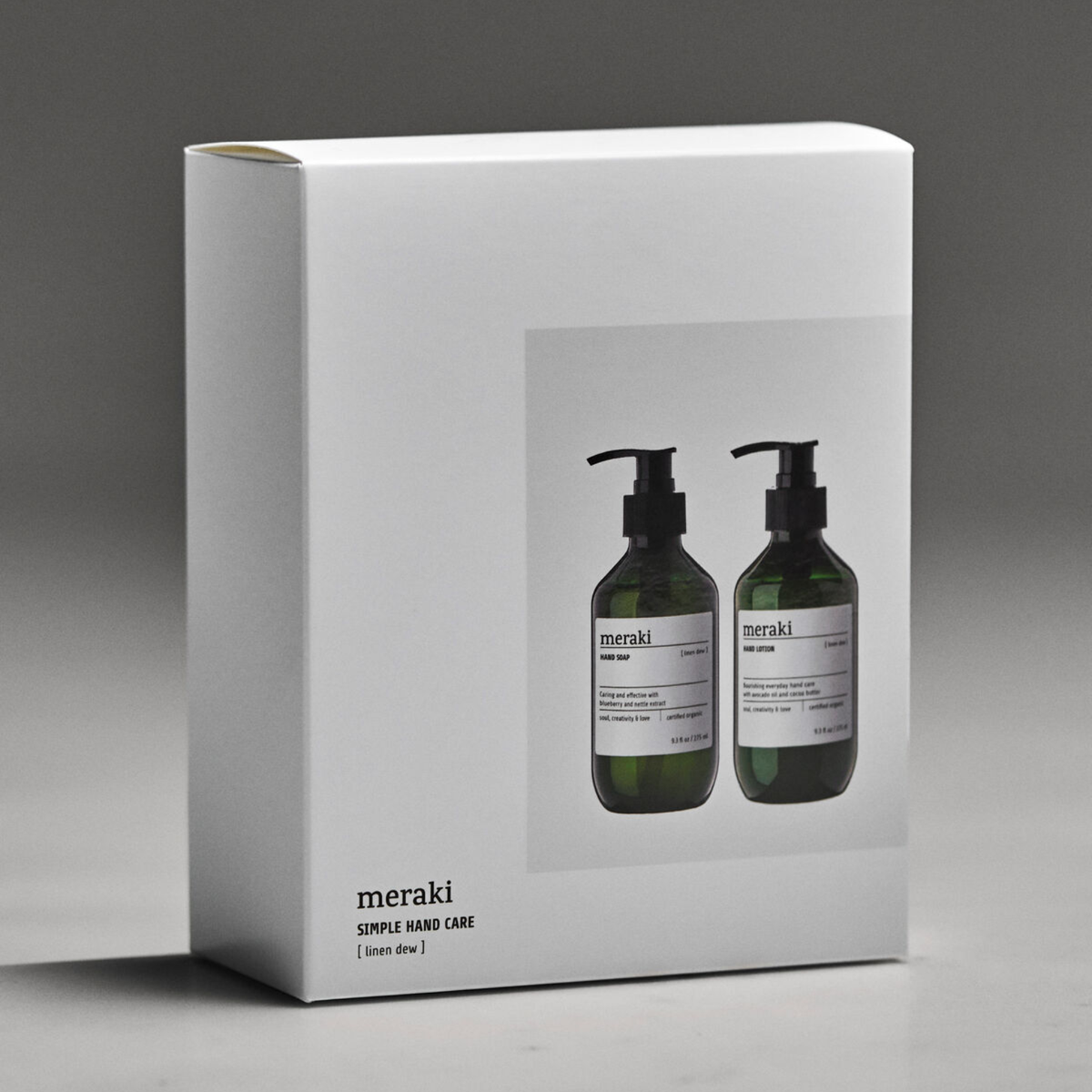Meraki Gift Box, Linen Dew Hand Soap & Lotion