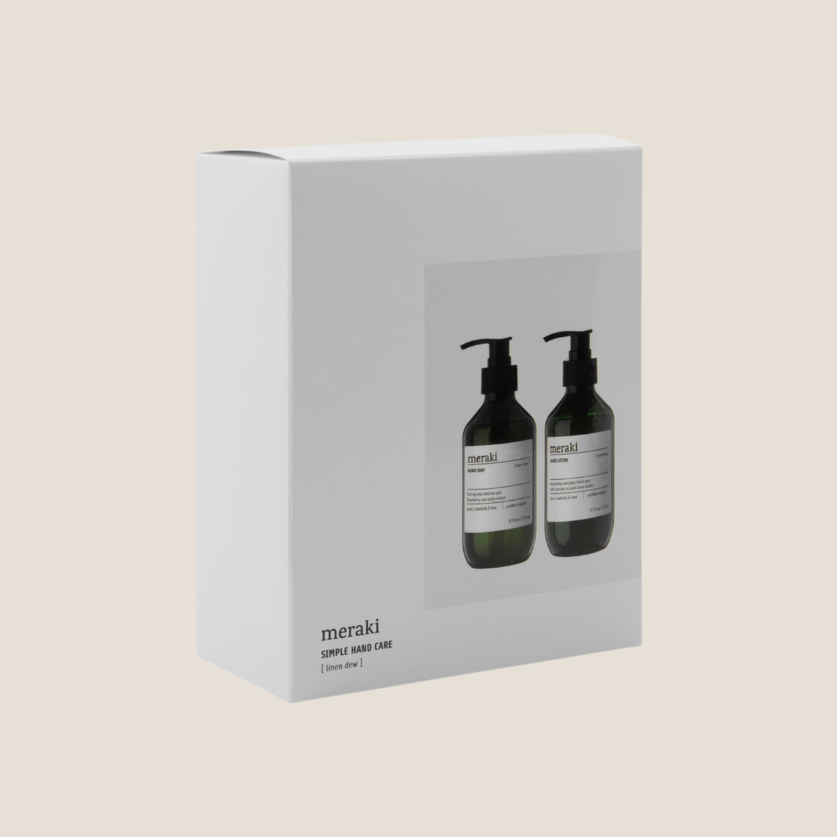 Meraki Gift Box, Linen Dew Hand Soap & Lotion