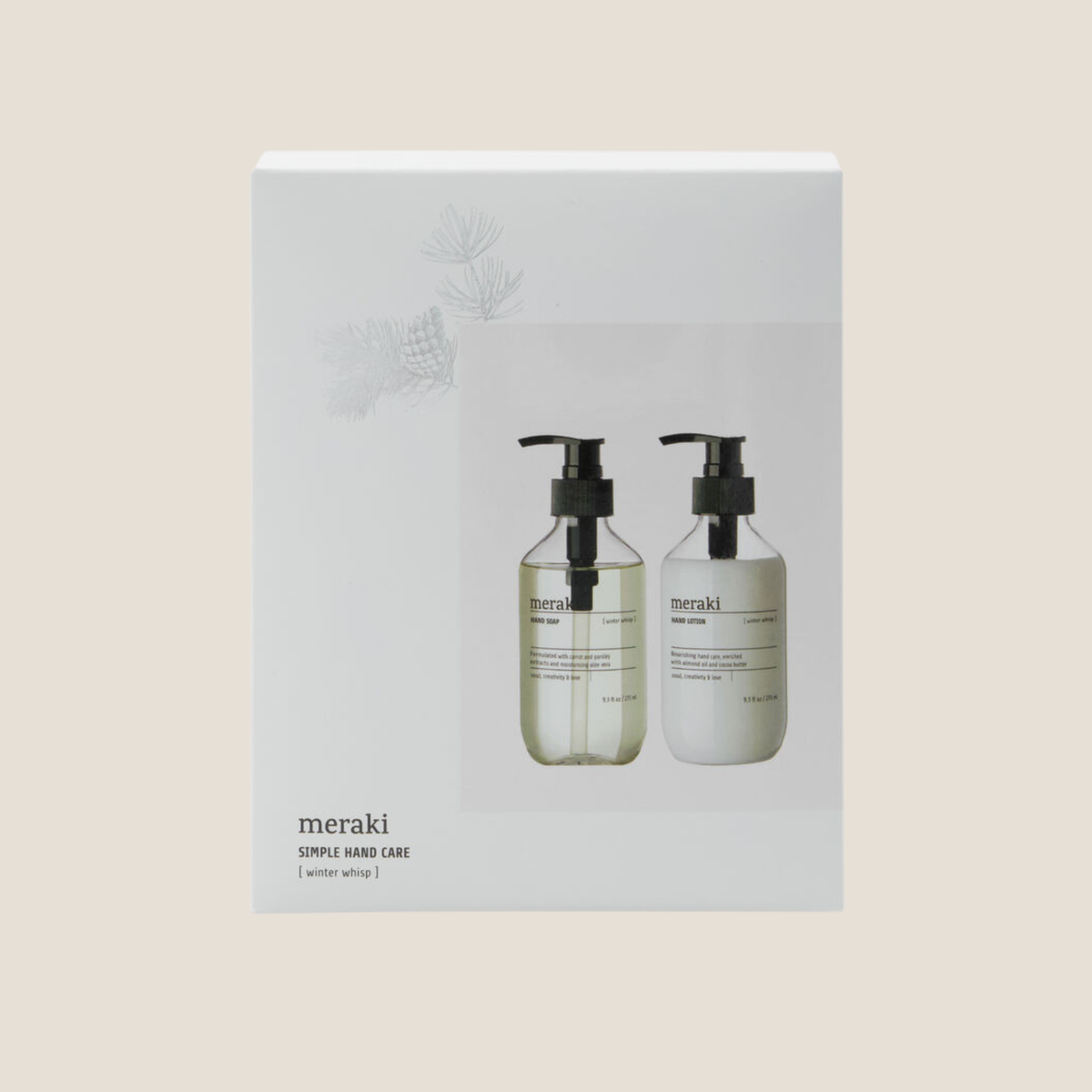 Meraki Gift Box, Winter Whisp Hand Soap & Lotion