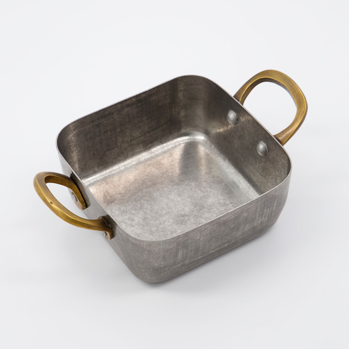 Presentation Pan with Antique Gold Handles