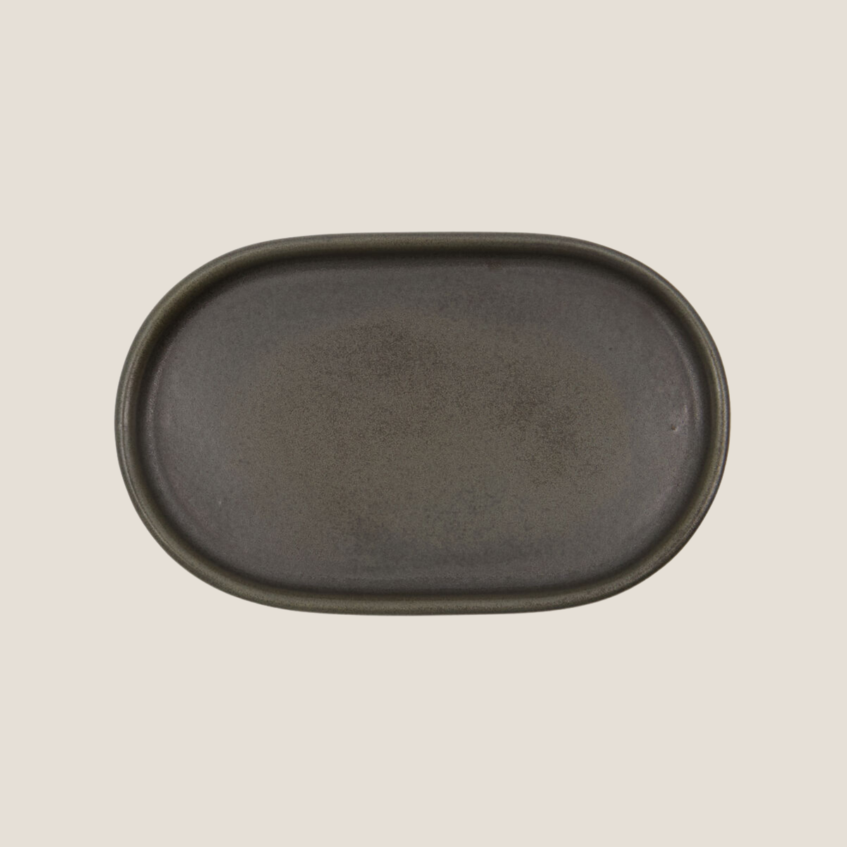 Datura Small Tray, Dark Grey