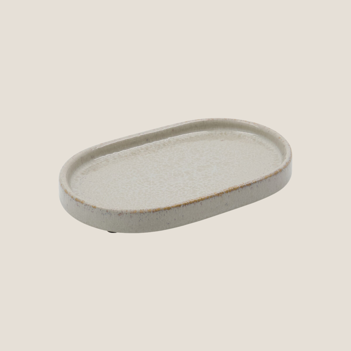 Datura Small Tray, Greige