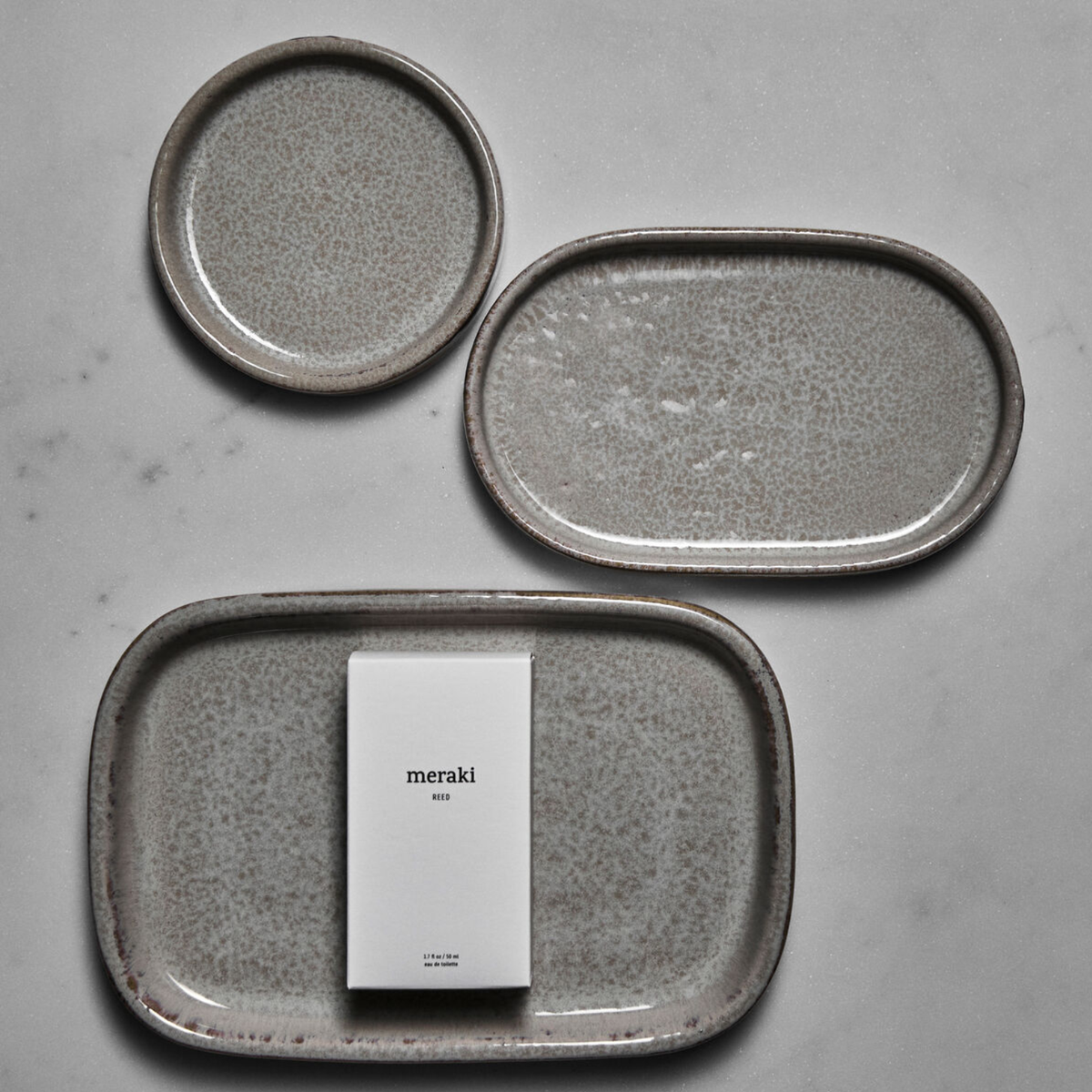 Datura Small Tray, Greige