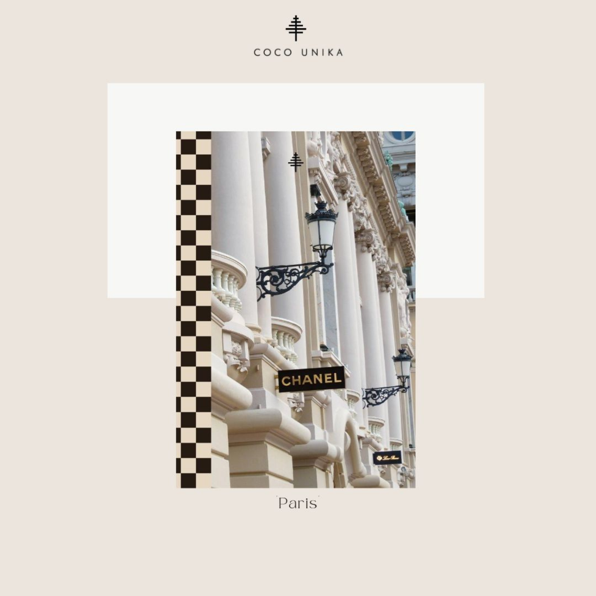 Coco Unika Luxury Microfibre Teatowel, Paris