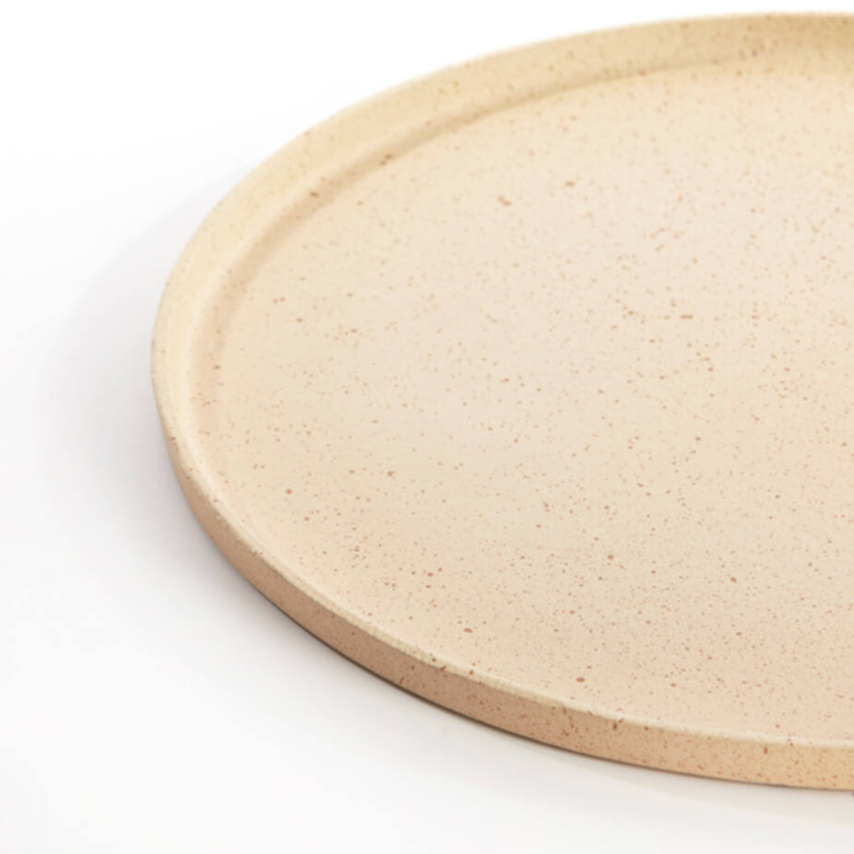 Maes Medium Metal Tray - Sand Speckle