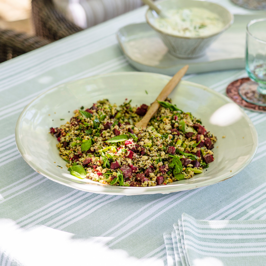 Ithaca White Meze Serving Plate