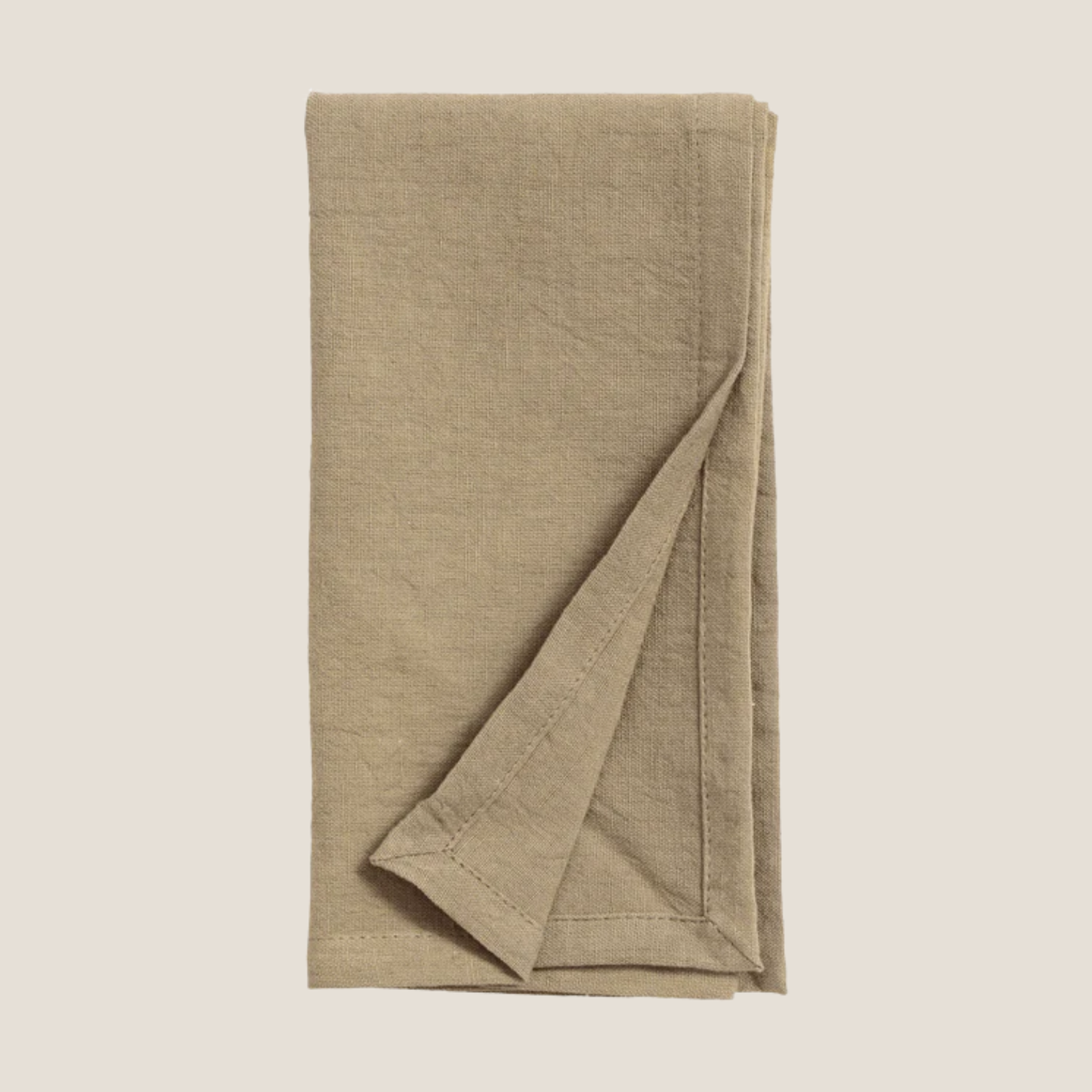 Classic Cotton-Mix Napkins in Greige