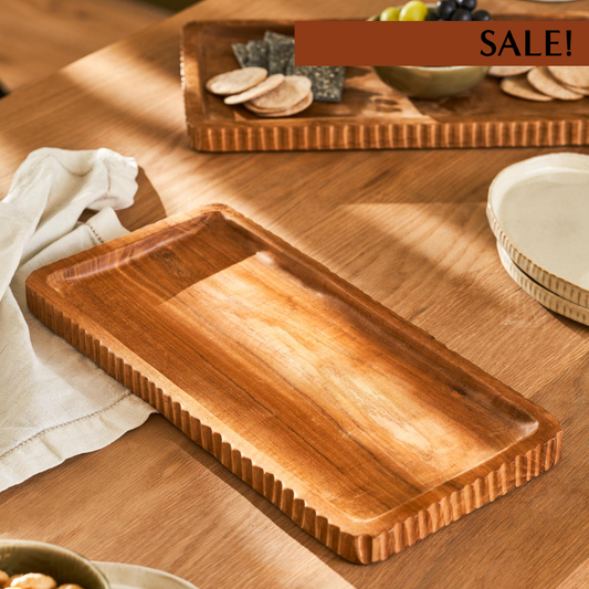 Boxford Serving Platter in Natural, Medium