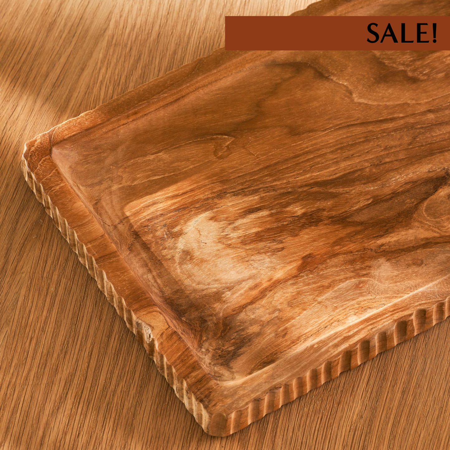 Boxford Serving Platter in Natural, Large