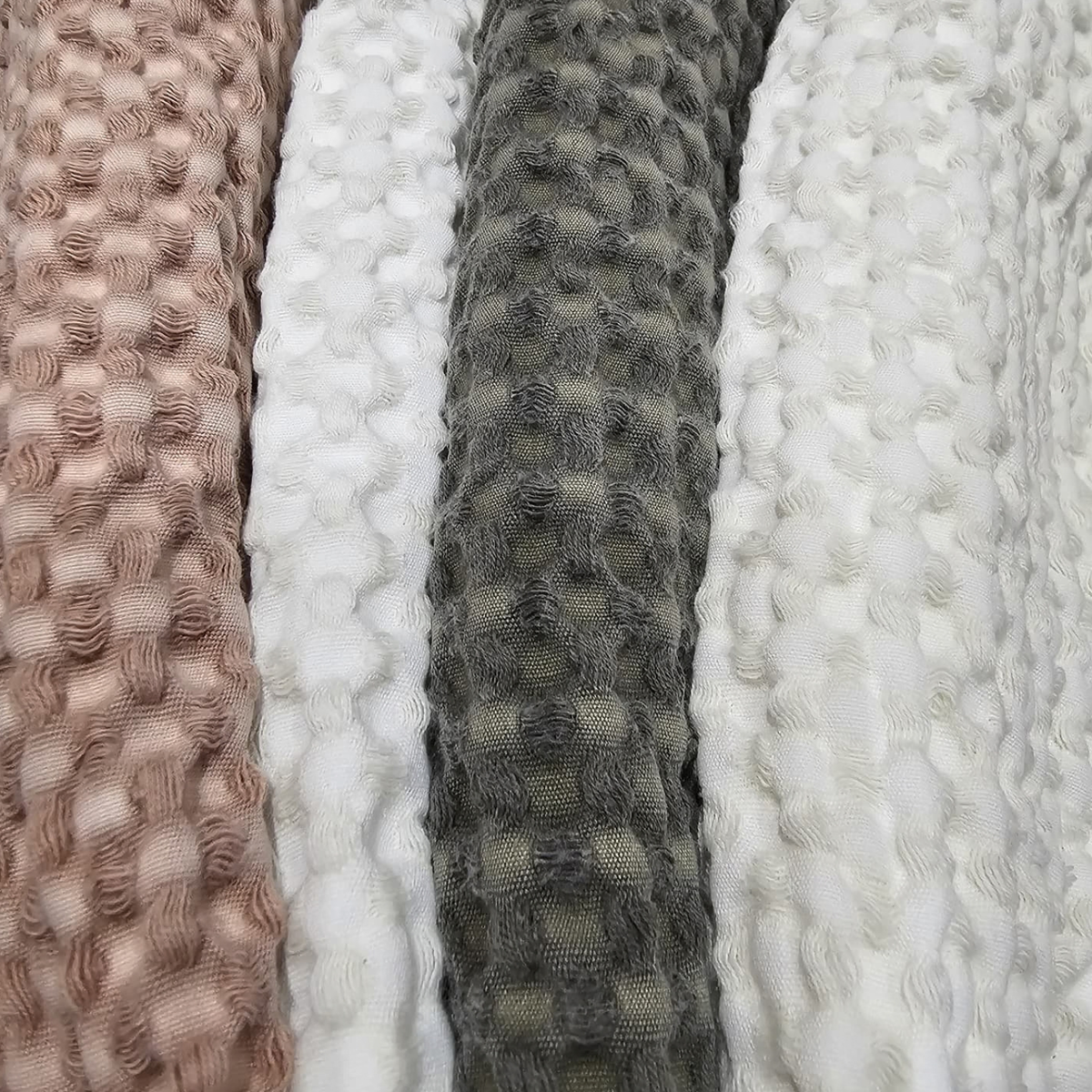 Blush Classic Waffle Towel Set