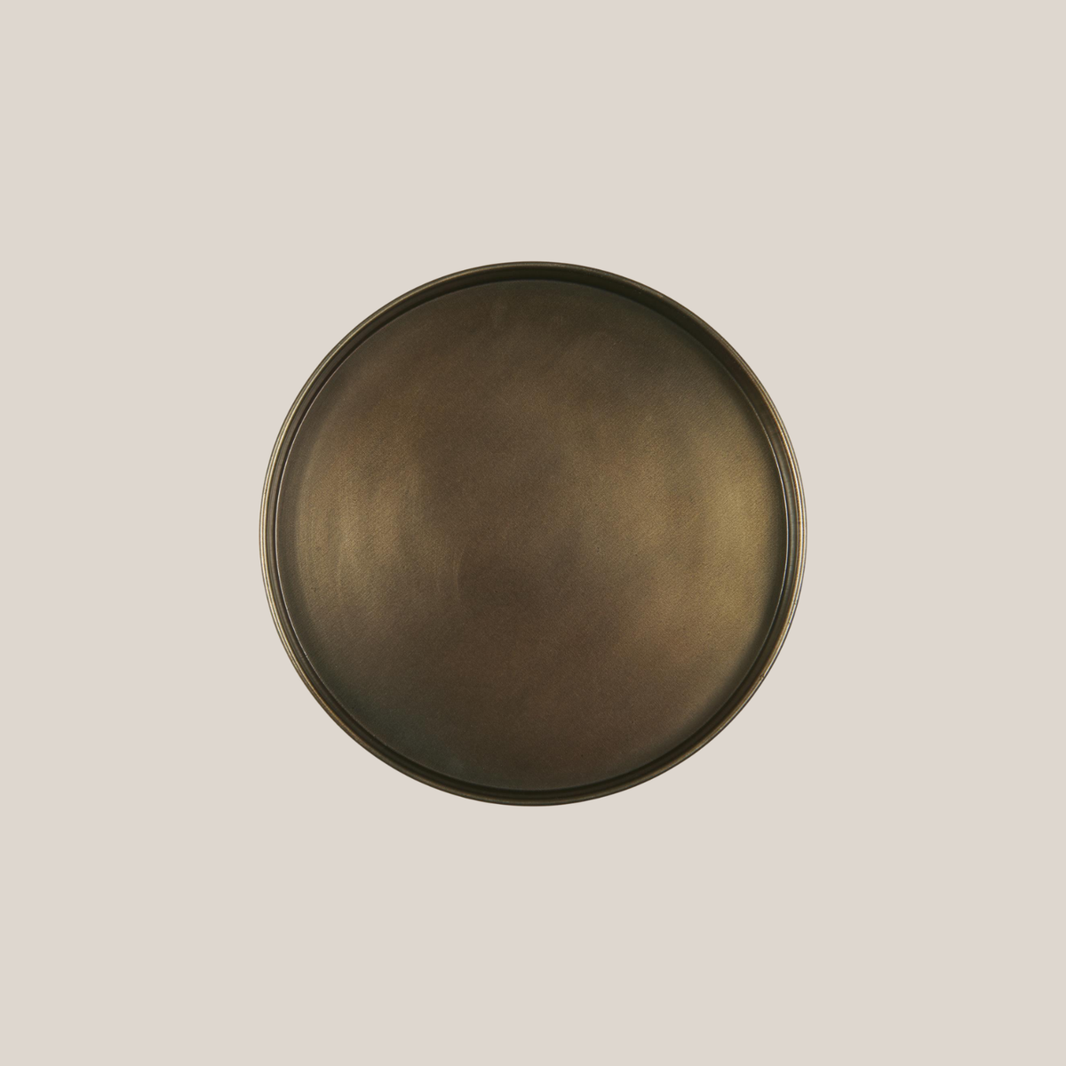 Halo Metal Tray, 15cm in Gold Finish