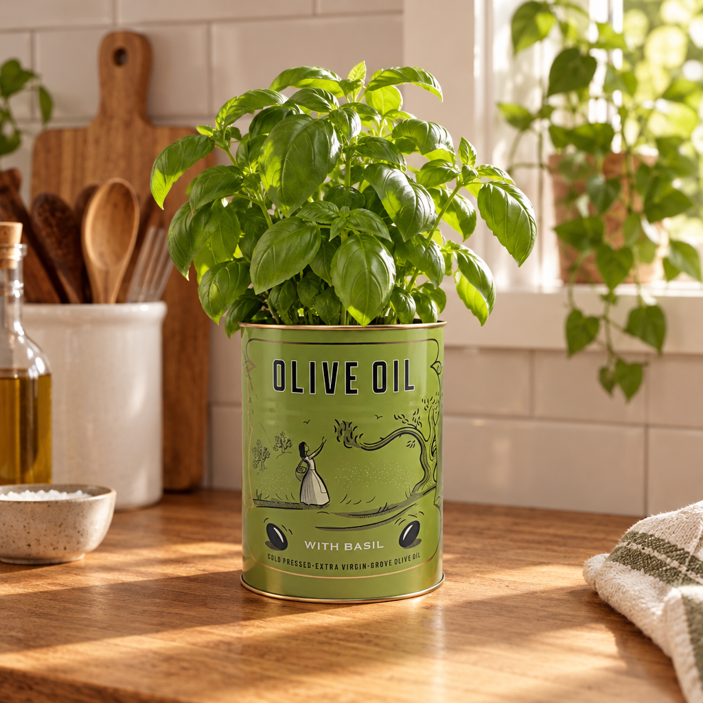 Grove Olive Oil Tin Large - Light Olive