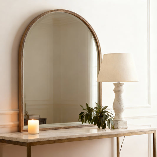 Darcy Antique White Candlestick Table Lamp With Linen Shade