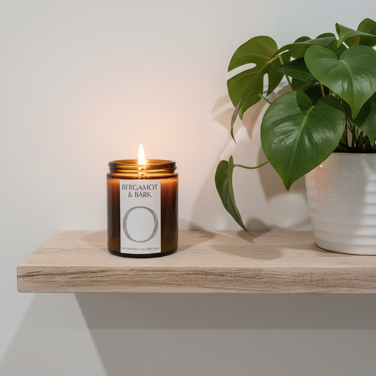 Bergamot & Bark Pharmacy Jar Candle, 180ml