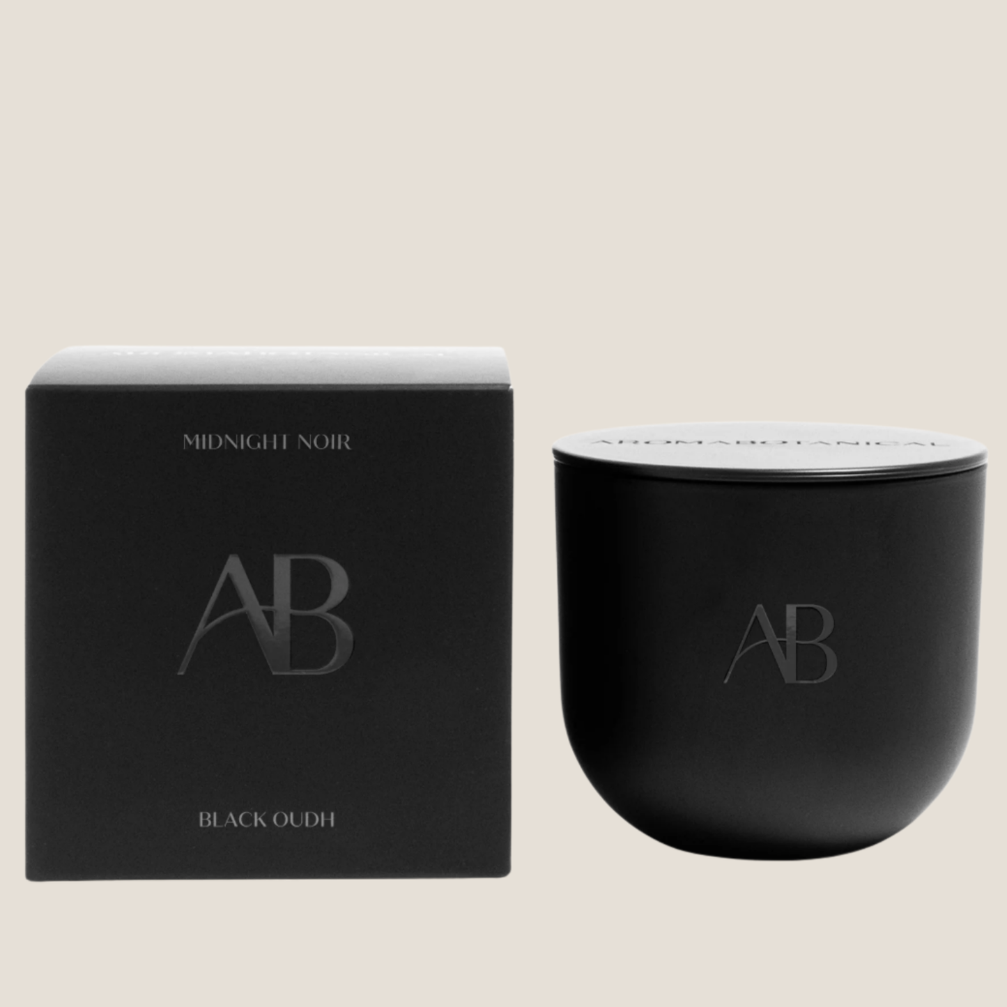 Midnight Noir 680g Large Candle - Black Oudh