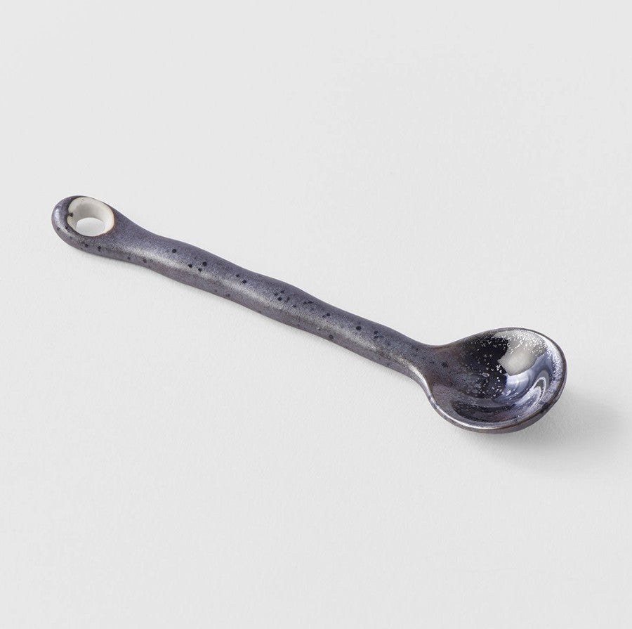 Obsidian Speckle Quartz Teaspoon