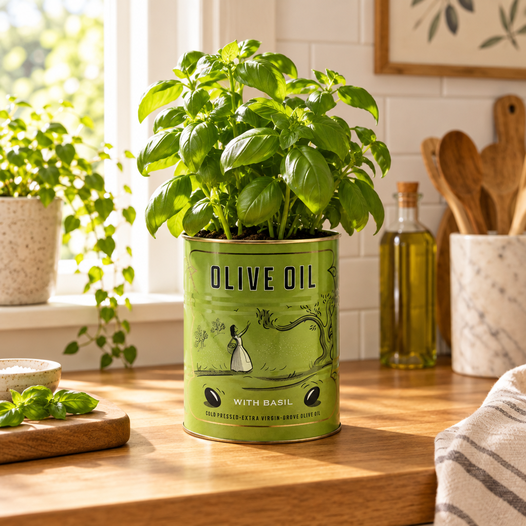 Grove Olive Oil Tin Large - Light Olive