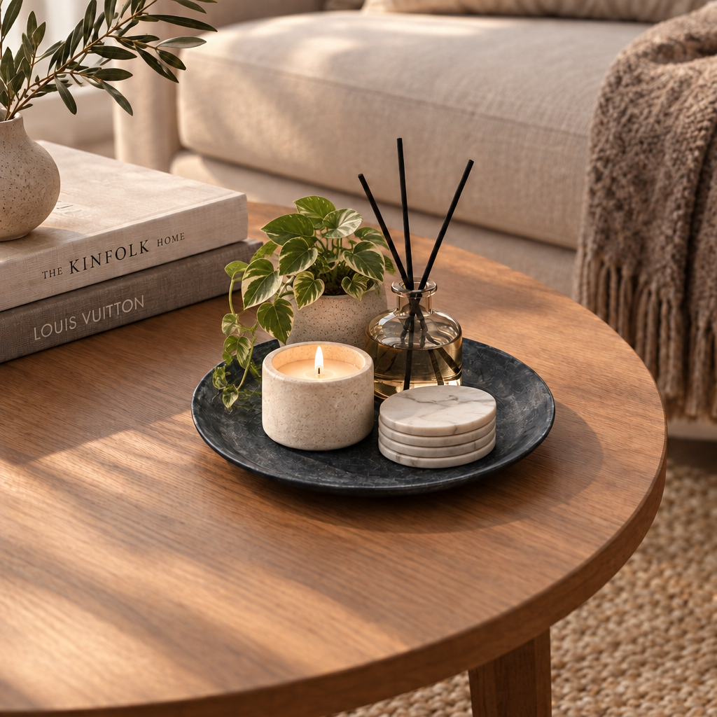 Shadow Round Iron Tray/Dish