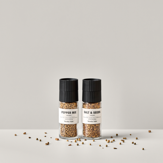 Nicolas Vahe Gift Box, Golden Pepper Mix & Golden Salt & Seeds