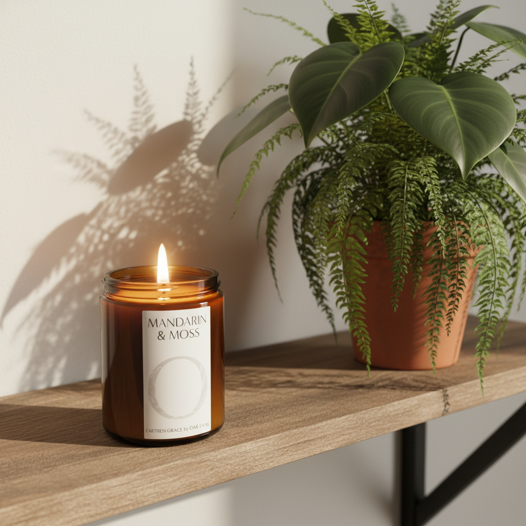Mandarin & Moss Pharmacy Jar Candle, 180ml