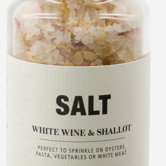 Nicolas Vahe Salt, White Wine & Shallot