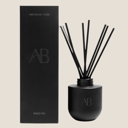 Midnight Noir 200ml Reed Diffuser - Wild Fig